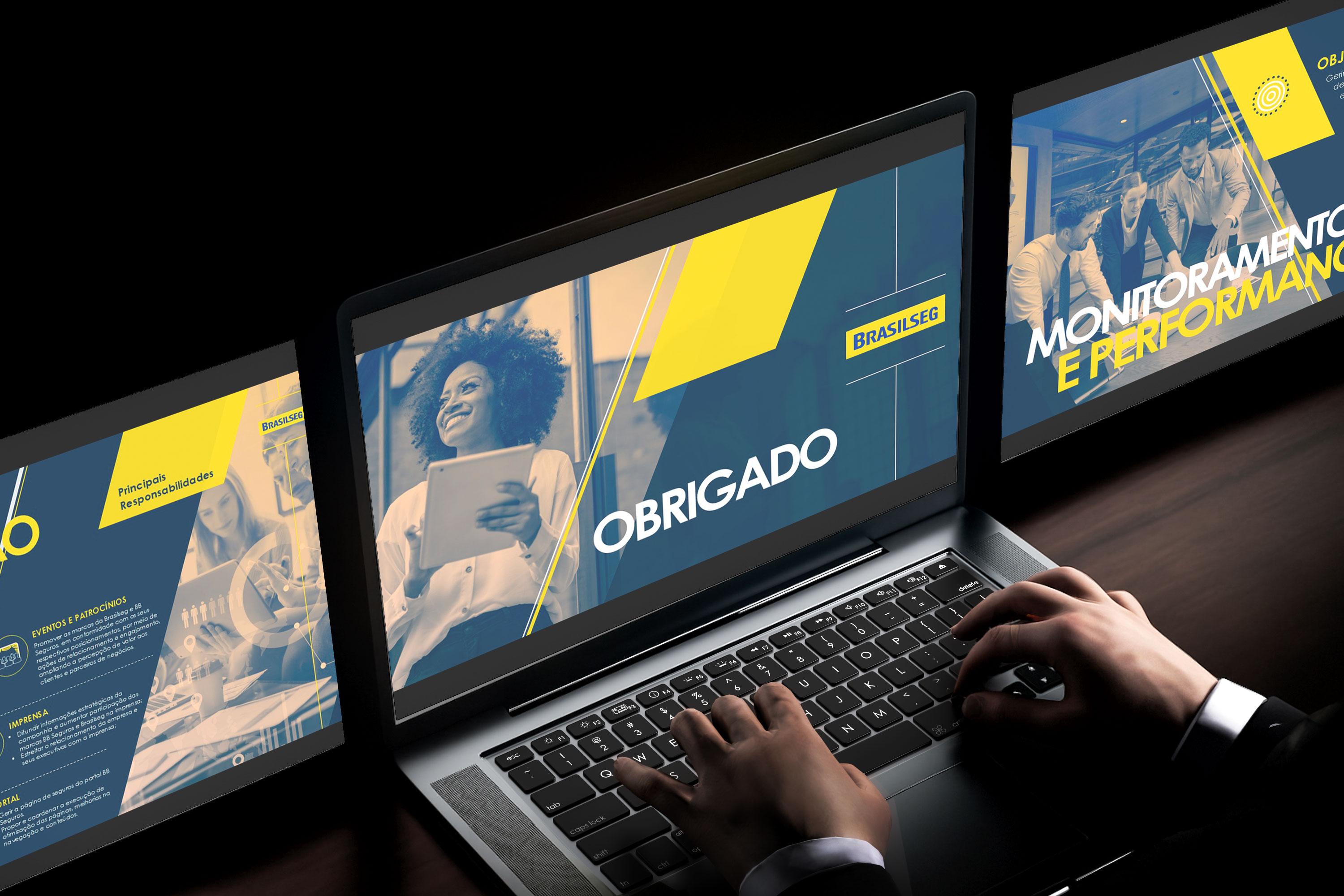 Brasilseg - Apresentação Institucional, mockup