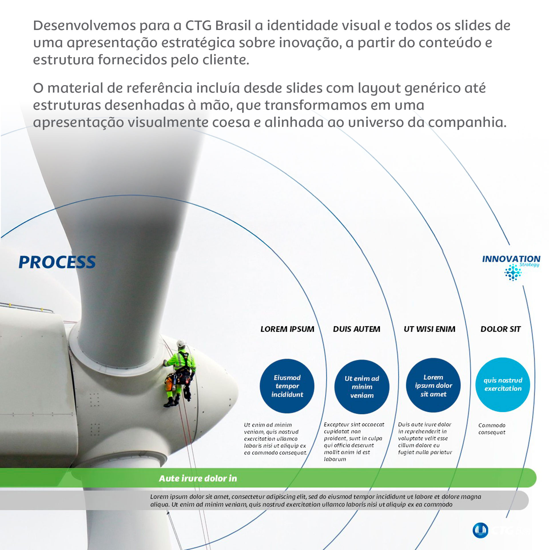 CTG - Innovation Strategy, texto de apresentação do projeto