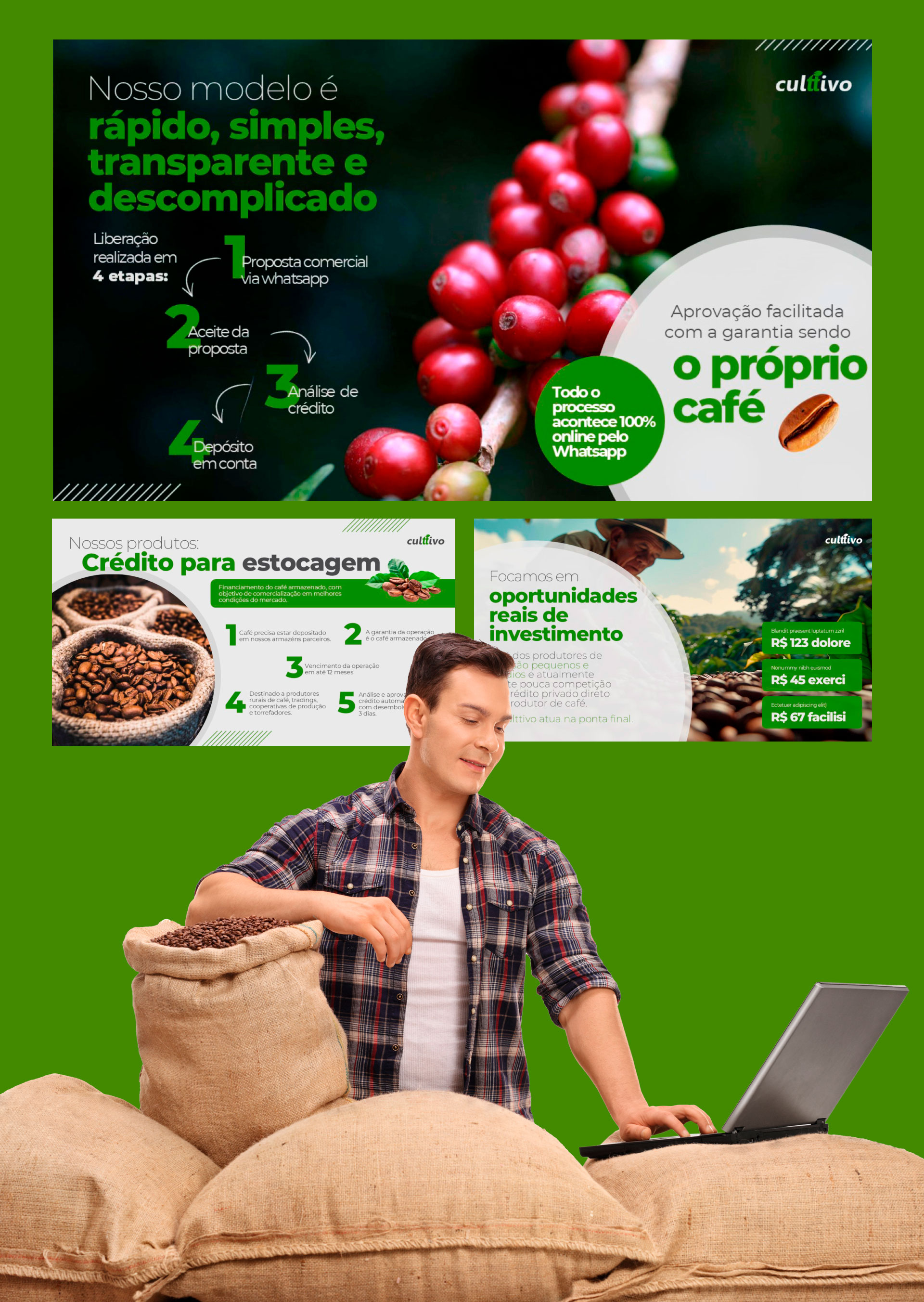 Culttivo - Apresentação Comercial, slides da apresentação 3