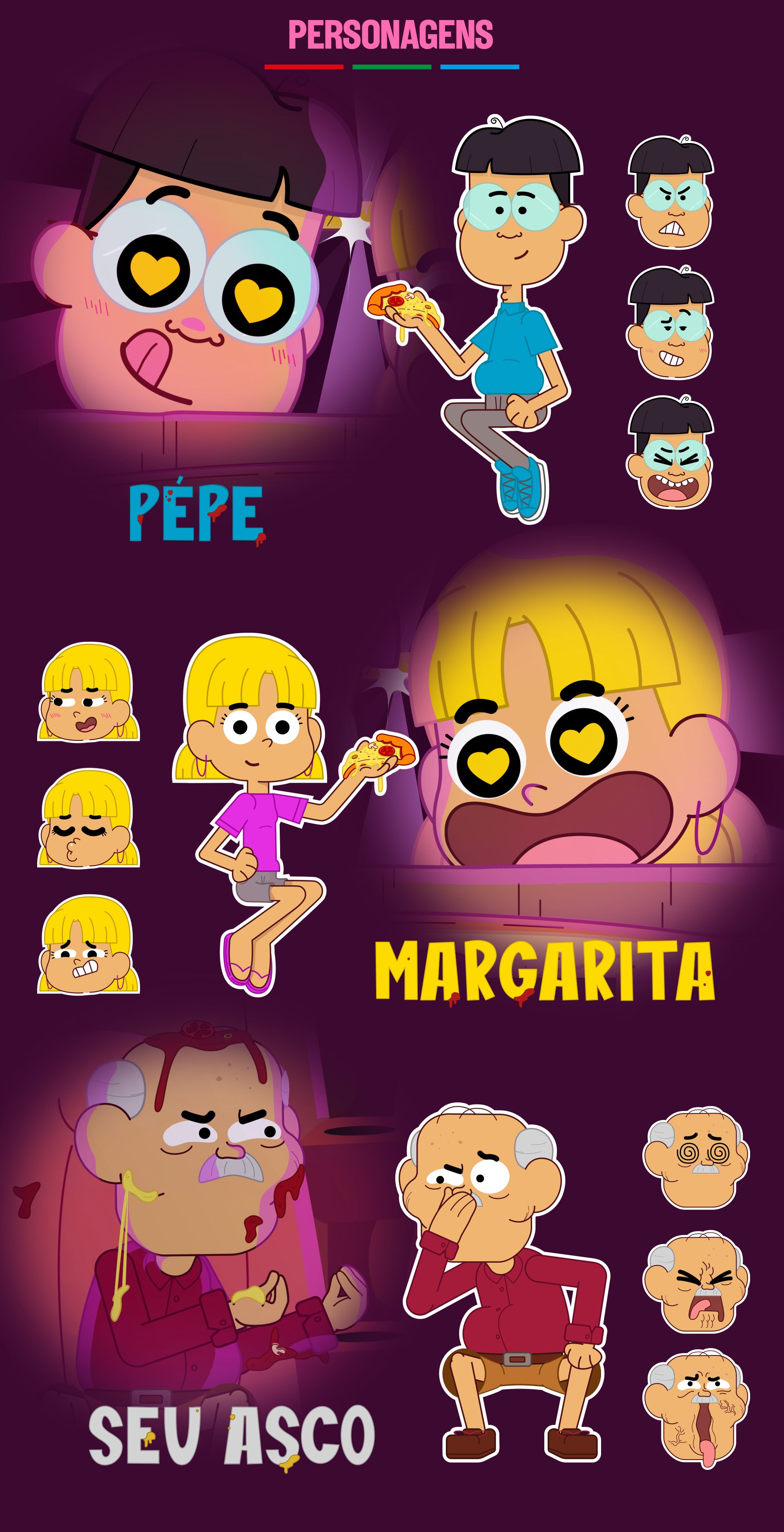 Cine Araújo - Alimentos, personagens 1