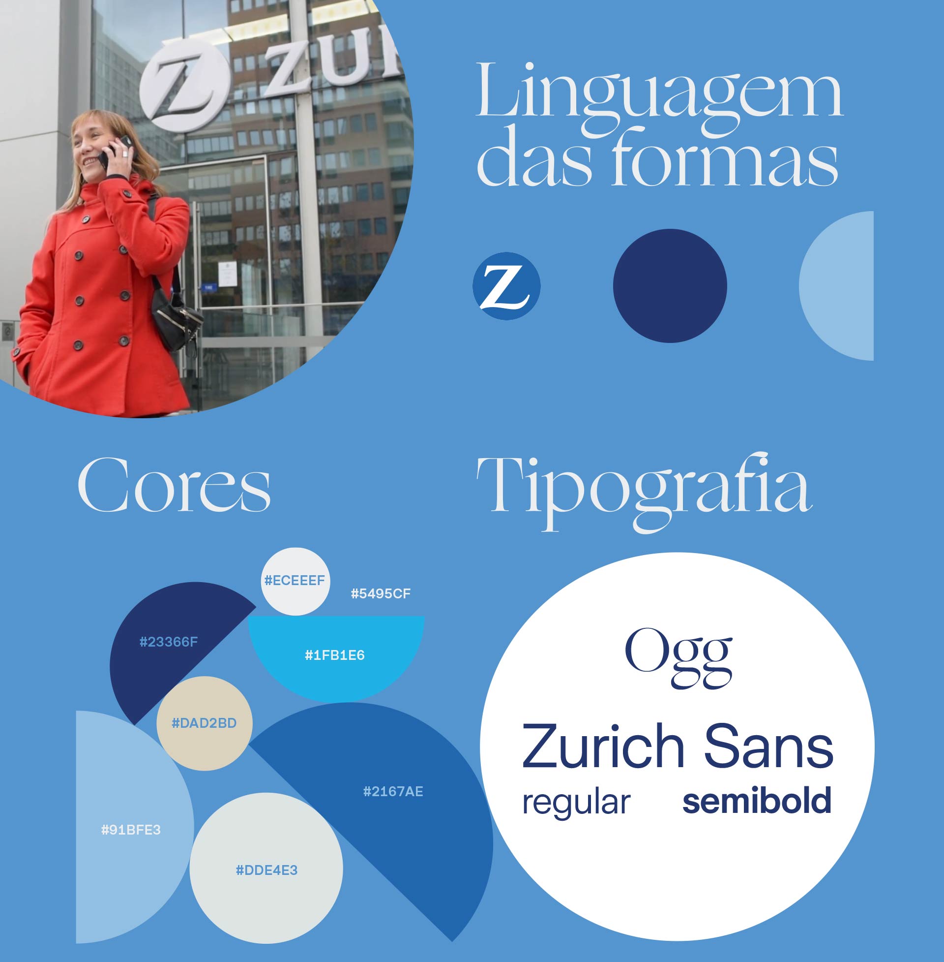 Zurich - Vídeo Institucional, identidade visual